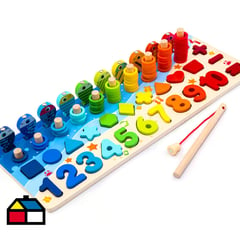 KIDSCOOL - Puzzle didáctico multicolor multi actividades