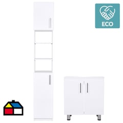 CIC - Combo vanitorio + estante organizador baño