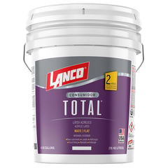 LANCO - Pintura Acrílica Mate 4 galón(es) Blanco