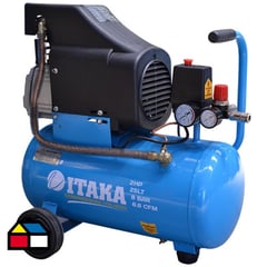 ITAKA - Compresor de aire 2 HP 25 L