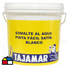 TAJAMAR - Esmalte al agua blanco 4gL
