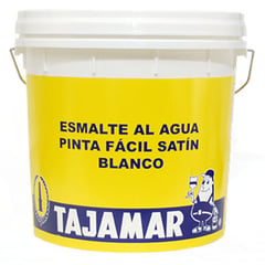 TAJAMAR - Esmalte al Agua Satinado 4 galón(es) Blanco