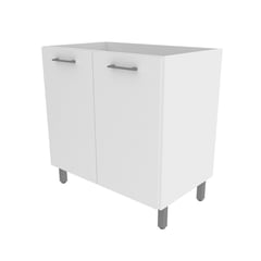 TECNOMOBILI - Mueble base para lavaplatos 2 puertas blanco cz1022 81x79,8x49,5cm s/lavaplatos