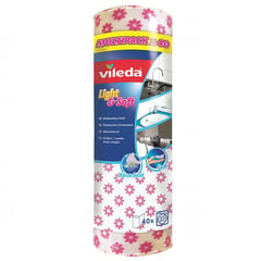 VILEDA - Paño rollo ligth & soft 40 unidades