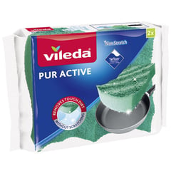 VILEDA - Esponja no raya pur active x2