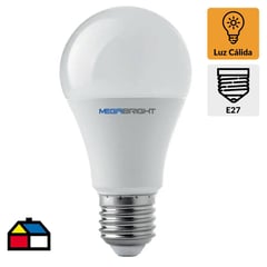 MEGABRIGHT - Ampolleta led A55 7W E27 luz cálida