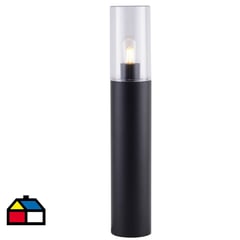 BP ILUMINACION - Farol poste Pietra pc aluminio IP44 diametro 10 cm H 50cm negro E27