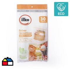 ILKO - Pack 30 bolsas herméticas 3 tamaños