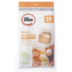 ILKO - Pack 30 bolsas herméticas 3 tamaños