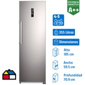 FENSA - Refrigerador 355 Litros Inox Twin RTI4S