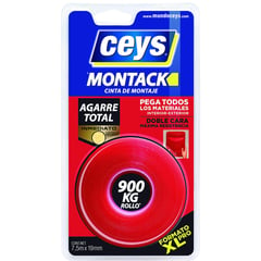 CEYS - Cinta montaje express XL 7,5 m x 19 mm