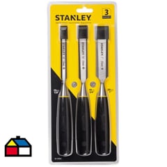 STANLEY - Juego de formones 3 piezas