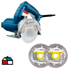 BOSCH - Sierra mármol alámbrica 1500W + 2 discos