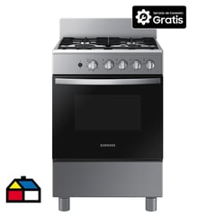 SAMSUNG - Cocina a Gas 4 Platos Negra NX24BG45411VZS