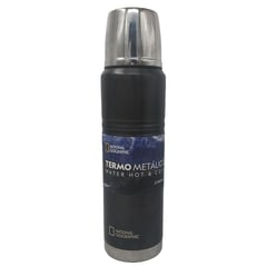 NATIONAL GEOGRAPHIC - Termo metálico 1000Ml color negro