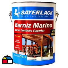 SAYERLACK - Barniz marino transparente 5 litros