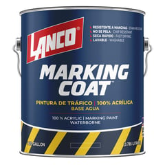 LANCO - Pintura demarcación víal amarillo 1 galón