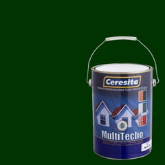 CERESITA - Pintura para techo a base de agua satinado 1 gl verde