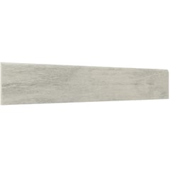 MERCURY - Guardapolvo 10X60 Porcelanato Madera Silver