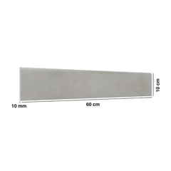 MERCURY - Guardapolvo 10X60 Porcelanato Cemento Grey
