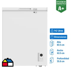 LIBERO - Freezer Control Electrónico Horizontal 142 Litros Blanco LFH-151EC