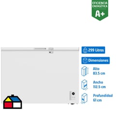 LIBERO - Freezer Control Electrónico Horizontal 299 Litros Blanco LFH-301EC
