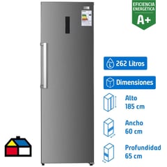 LIBERO - Freezer Vertical 262 Litros Inox LFV-360NFI