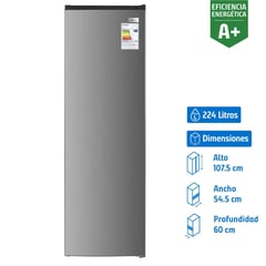 LIBERO - Freezer Vertical 163 Litros Inox LFV-290NFI