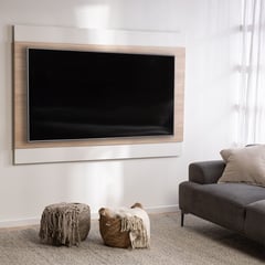 CIC - Panel TV Monet Olmo Alpino/Blanco 70 " 170x120x4,5 cm