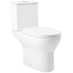 STRETTO - WC Two piece a Muro 18 cm 4.8 Litros Acros Plus Blanco