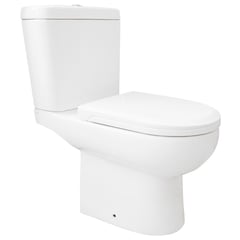 STRETTO - Sanitario Two piece a Muro 18 cm 4.8 Litros New Ares Blanco