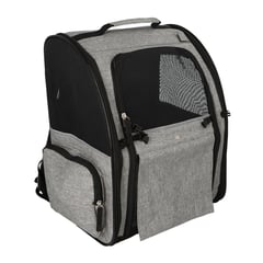 PETWOOW - Mochila jaula transportadora perros y gatos 32x29x42