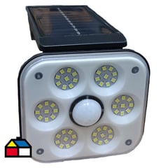 LEDZONE - Foco solar exterior 54 led