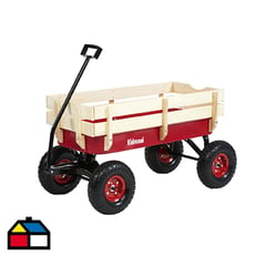 KIDSCOOL - Carro de arrastre multifuncion rojo