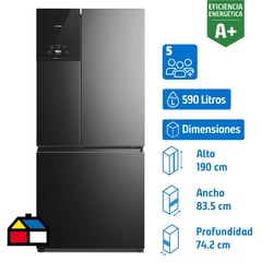 FENSA - Refrigerador Multidoor No Frost 590 Litros Negro IM8B