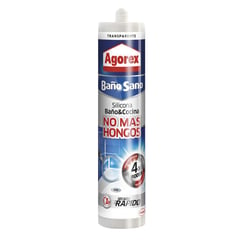 AGOREX - Silicona baño sano transparente 300ml