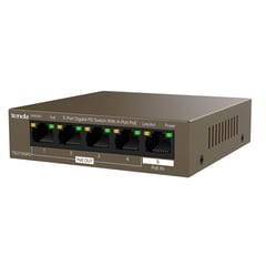 TENDA - Switch 5 puertos Giga 4P Ethernet TEG1105PD