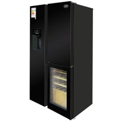 MAIGAS - Refrigerador/Cava Side by Side No Frost 514 Litros Negro BC562N
