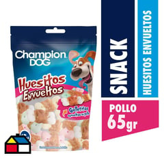 CHAMPION DOG - Snack huesitos envueltos 65 g