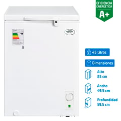 MAIGAS - Congelador Dual Horizontal 100 Litros Blanco HS-131C