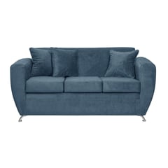 INNOVAMUEBLES - Sofa 3 cuerpos Chicago felpa-Petroleo