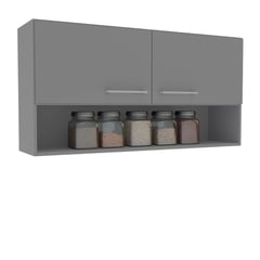 VEKKAHOME - Mueble aéreo New Evandro grafito 105 cm