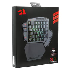 REDRAGON - Teclado gamer mecánico para una mano Diti K585RGB