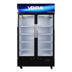 VENTUS - Visicooler 2 puertas frio forzado turbo cooling 900 lts lg-900 tc