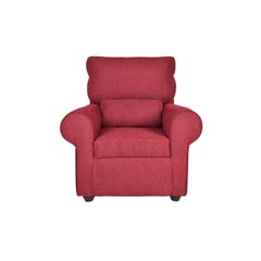 MASEL - Sillon 1 cuerpo Beron Chenille 95 x 90 x 100 Burdeo