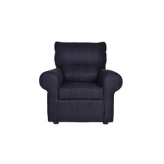 MASEL - Sillon 1 cuerpo Beron Chenille 95 x 90 x 100 Negro