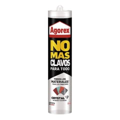 AGOREX - Adhesivo no más clavos para todo cristal / transparente 290gr