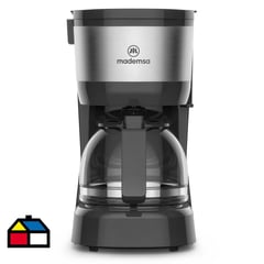 MADEMSA - Cafetera 0,6 Lts MCM10 Negro