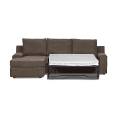 INNOVAMUEBLES - Seccional cama Burano izquierdo 133 cm chocolate