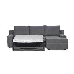 INNOVAMUEBLES - Seccional cama Burano derecho 133 cm gris oscuro